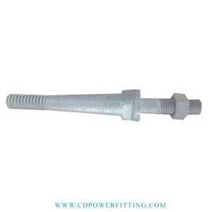 Spindle Insulator Galfanedig